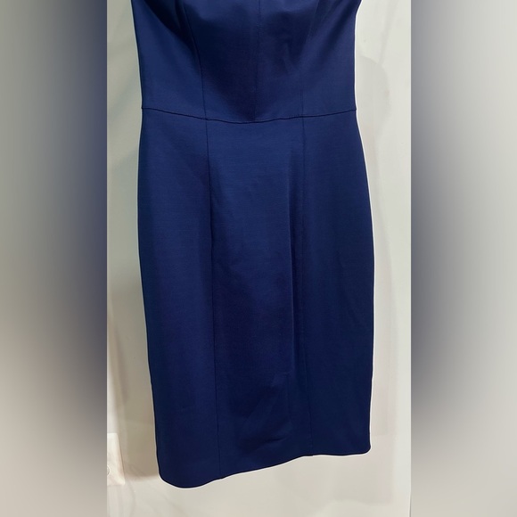 NWT Burberry London Lapis Blue Form Fitting Bandage Dress 6 - Picture 11 of 16